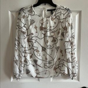 White House Black Market Patterned Dress